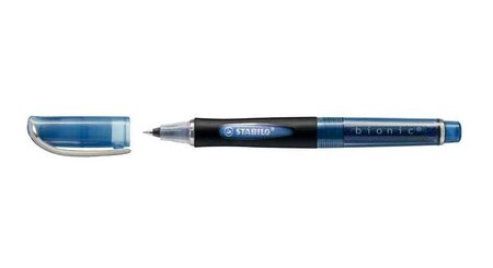 Roller encre liquide BIONIC Grip Pte 0,4 mm bleu STABILO