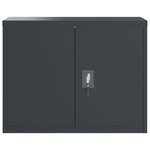 vidaXL Classeur anthracite 90x40x110 cm acier