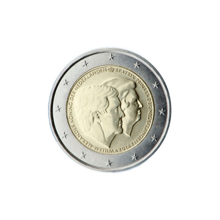 Pays-bas 2014 - 2 euro commémorative double portrait