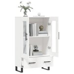 vidaXL Buffet haut blanc 69 5x31x115 cm bois d'ingénierie