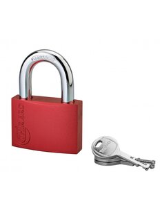 THIRARD - Cadenas à clé Colorful laiton intérieur anse acier 60mm 3 clés - THIRARD