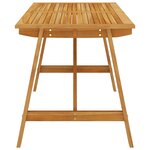 vidaXL Ensemble à manger de jardin 5 Pièces Marron