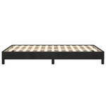 vidaXL Cadre de lit noir 120x190 cm velours
