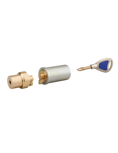 THIRARD - Cylindre adaptateur rond COBRA PLX  double entrée  35x55mm  Ø 23 mm 3 clés