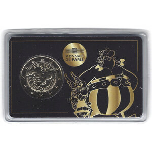 2 euros commémorative coincard BU France 2019 - Astérix et Obélix.