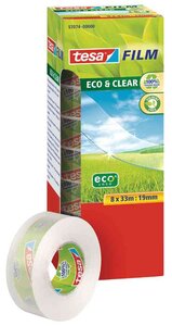 Film Eco & clear, transparent, 15 mm x 10 m, support de TESA
