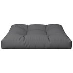 vidaXL Coussin de palette 80x80x12 cm gris tissu