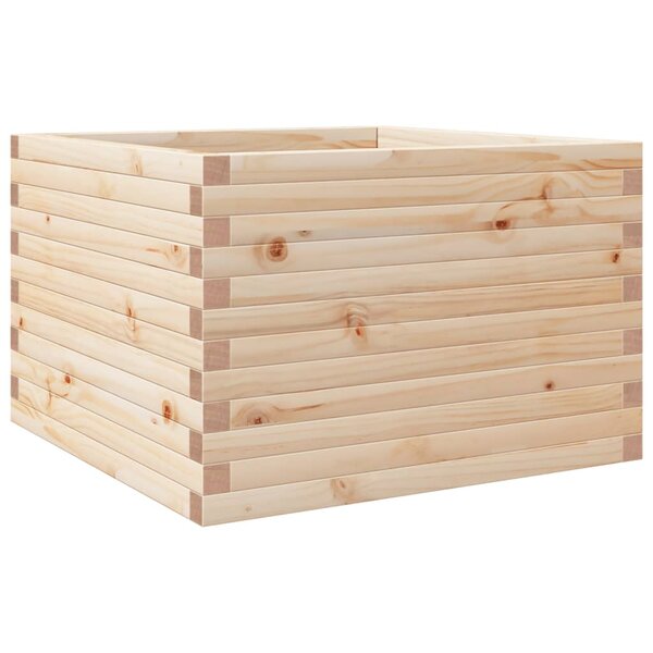 vidaXL Jardinière 70x70x46 cm bois de pin massif