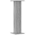 vidaXL Supports pour plantes 2 Pièces sonoma gris bois d'ingénierie
