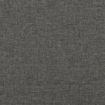 vidaXL Cadre de lit sans matelas gris foncé 180x200 cm tissu