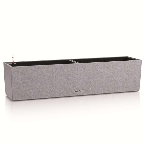 LECHUZA Jardinière BALCONERA Stone 80 ALL-IN-ONE Gris