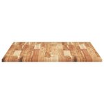 vidaXL Dessus de bureau fini à l'huile 100x80x2cm bois d'acacia massif