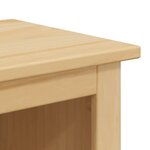 vidaXL Armoire de salle de bain Corona 45x33x110 cm bois de pin massif