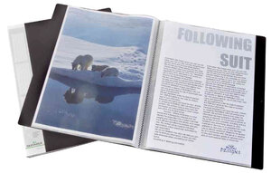 Protège-documents DURALOOK, A4, Noir avec 10 pochettes DURABLE