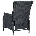 vidaXL Ensemble à manger d'extérieur 9Pièces et coussins rotin gris foncé