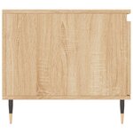 vidaXL Table basse Chêne sonoma 100x50x45 cm Bois d'ingénierie