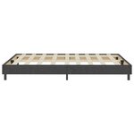 vidaXL Sommier à lattes de lit sans matelas gris tissu 180x200 cm