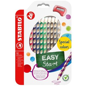 STABILO Crayon de couleur EASYcolors droitier étui de 12
