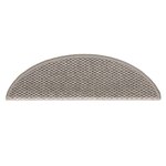 vidaXL Tapis d'escalier autocollants aspect sisal 15 Pièces 56x17x3 cm