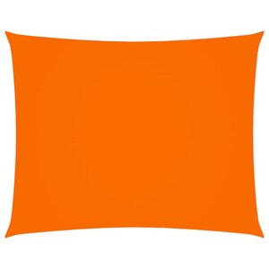 vidaXL Voile de parasol Tissu Oxford rectangulaire 3 5x4 5 m Orange