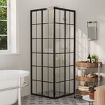 vidaXL Cabine de douche ESG 80x80x180 cm