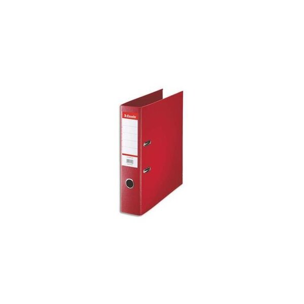 Classeur à levier plastique Standard A4 Dos 75 mm Rouge ESSELTE