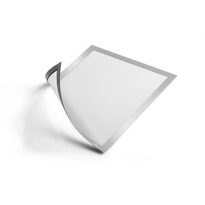 5 Cadres DURAFRAME® MAGNETIC A4 Fixation aimantée pour surfaces métalliques Argent métallisé DURABLE