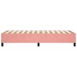 vidaXL Cadre de lit Rose 80x200 cm Velours