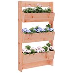 vidaXL Jardinière murale 3 niveaux 60x18 5x110 cm bois douglas massif