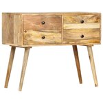 vidaXL Buffet 85 x 40 x 71 cm Bois de manguier massif