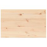vidaXL Dessus de table 80x50x2 5 cm rectangulaire bois de pin massif
