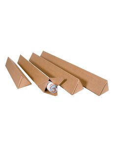 (paquet de 25 tubes) tube carton triangulaire longueur 850mm