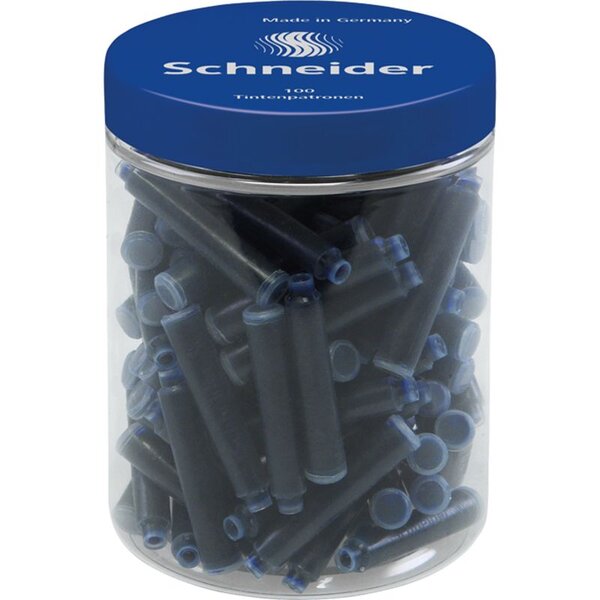 Cartouche d'encre Bleu Pot 100 SCHNEIDER