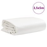 vidaXL Bâche blanc 3 5x5 m 650 g/m²