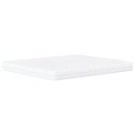 vidaXL Lit avec matelas noir 160x200 cm velours