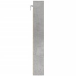 vidaXL Armoire à vitrine gris béton 100x8 5x58 cm bois d'ingénierie
