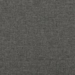 vidaXL Sommier à lattes de lit avec matelas gris foncé 120x190cm tissu