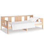 vidaXL Lit de jour Bois massif de pin 90x190 cm