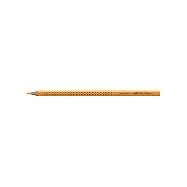 crayon couleur Colour GRIP, jaune chromé foncé FABER-CASTELL