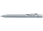 Stylo Bille Rétractable GRIP 2011 Pte Moyenne Argent FABER-CASTELL