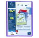 Protège-documents En Polypropylène Semi Rigide Kreacover® Chromaline 80 Vues - A4 - Couleurs Assorties - X 10 - Exacompta