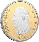 Pièce de monnaie en Or 200 Dollars g 60.08 Millésime 2024 SAPPHIRE JUBILEE SNOWFLAKE BROOCH