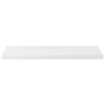 vidaXL Étagère murale flottante 2 Pièces Blanc brillant 90x23 5x3 8cm MDF