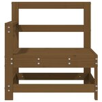 vidaXL Canapés d'angle de jardin 2 Pièces marron miel bois de pin solide