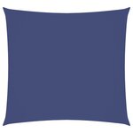 vidaXL Voile de parasol tissu oxford carré 3x3 m bleu