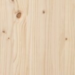 vidaXL Cadre de lit bois de pin massif 100x200 cm