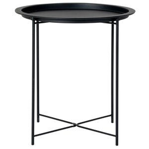 House Nordic Table d'appoint Anne 47 cm Rond Noir