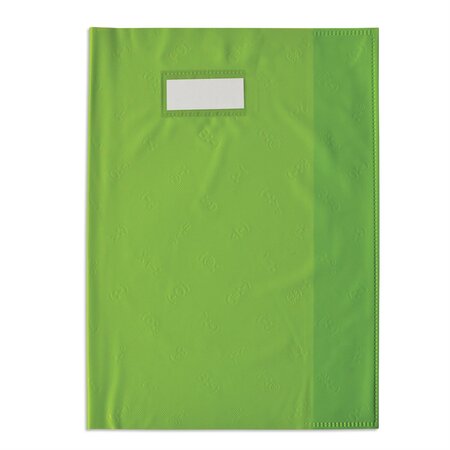 Protège-cahier Styl'SMS A4 (21x29,7 cm) pvc 120 avec Porte-étiquette Vert ELBA