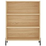 vidaXL Armoire à étagères chêne sonoma 69 5x32 5x90 cm bois ingénierie