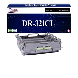 Kit Tambour compatible avec Brother DR321CL (DR-321CL) pour Brother DCP-L8400CDN DCP-L8450CDW